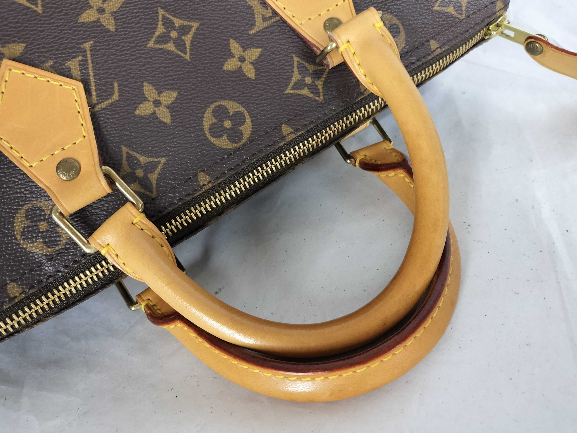 LOUIS VUITTON Monogram Speedy 35 Boston Bag