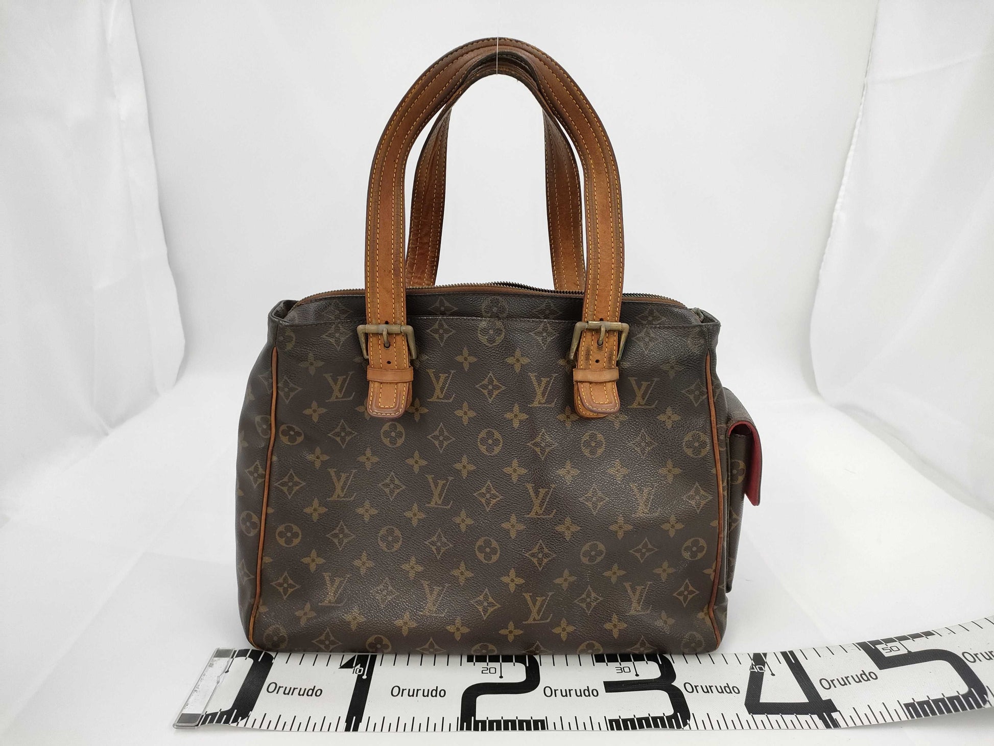 LOUIS VUITTON Vuitton Monogram Myrti Plissite Handbag