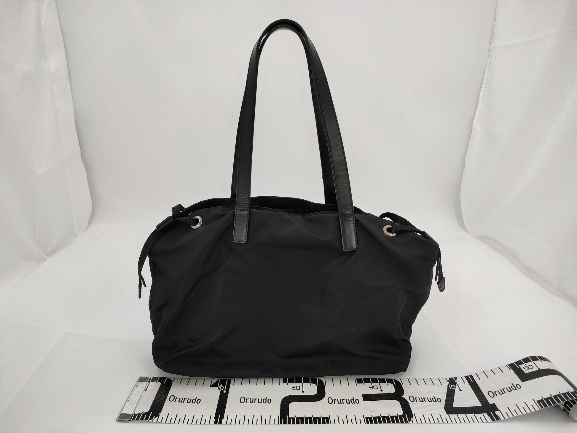 PRADA Nylon Tote Bag Black Tote Bag