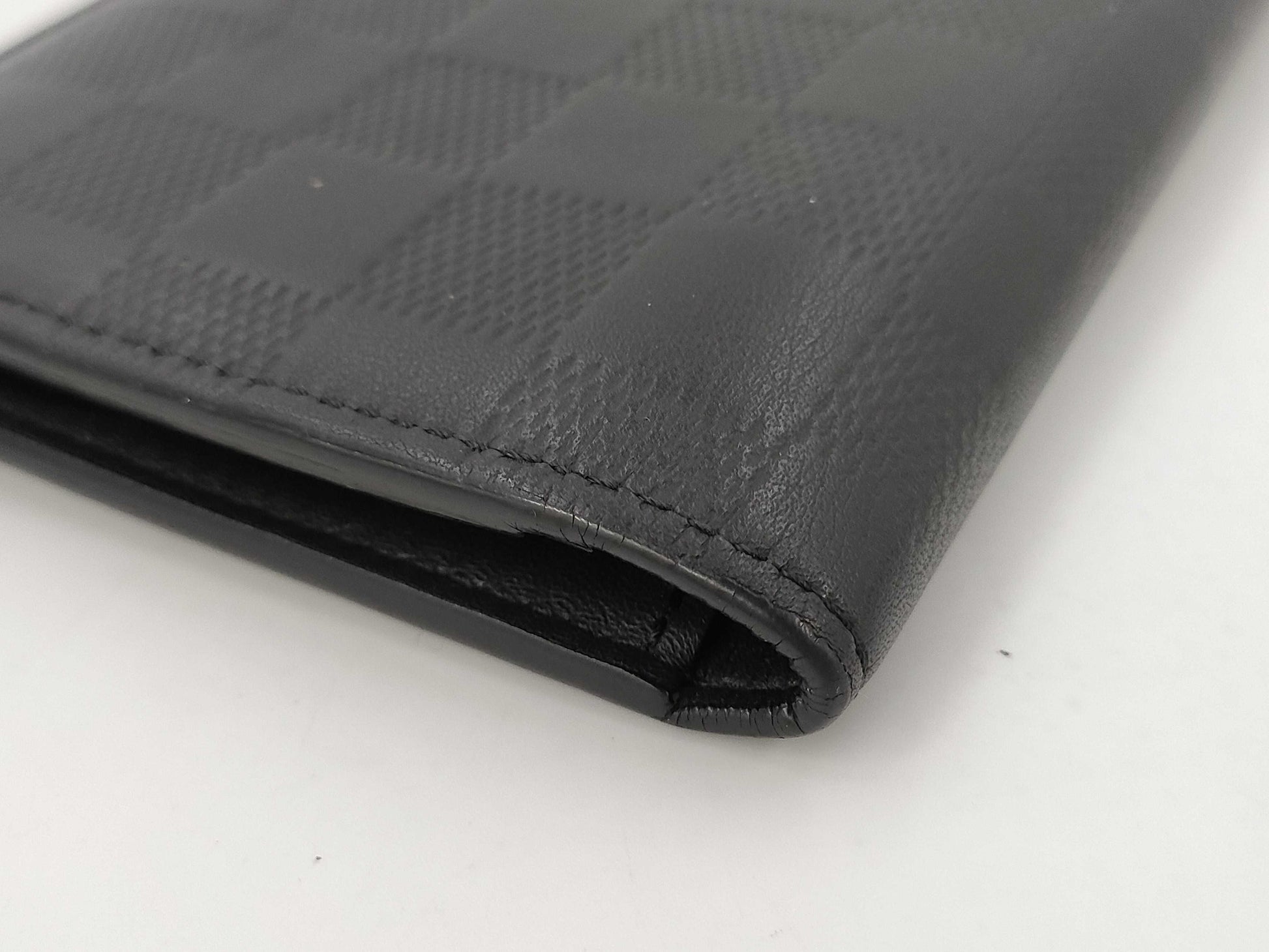 LOUIS VUITTON Vuitton Damier Wallet Black Wallet