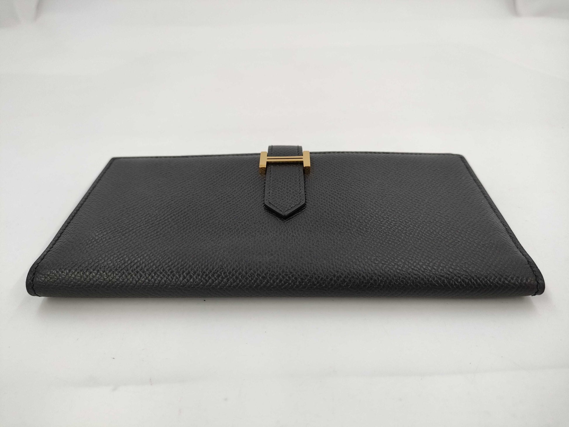 HERMES Long Wallet □P Engraved Wallet