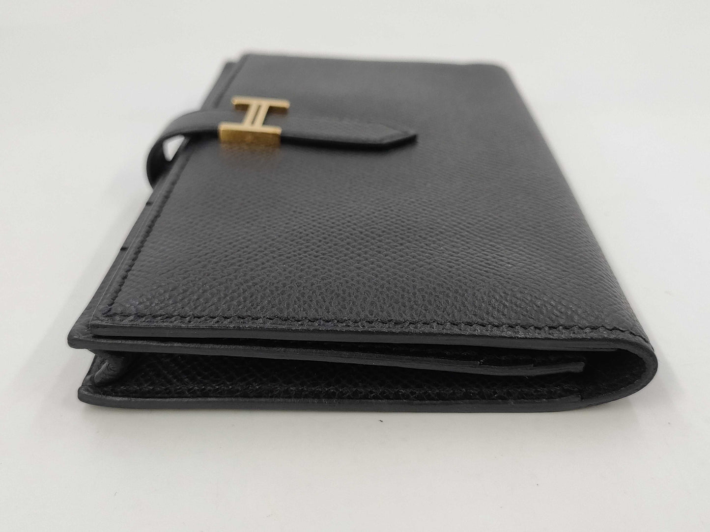 HERMES Long Wallet □P Engraved Wallet