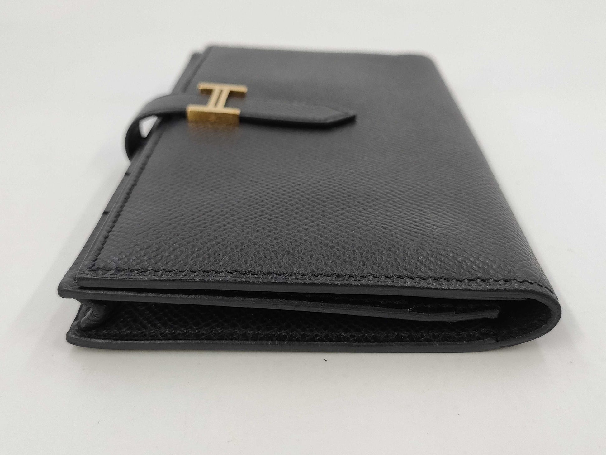 HERMES Long Wallet □P Engraved Wallet
