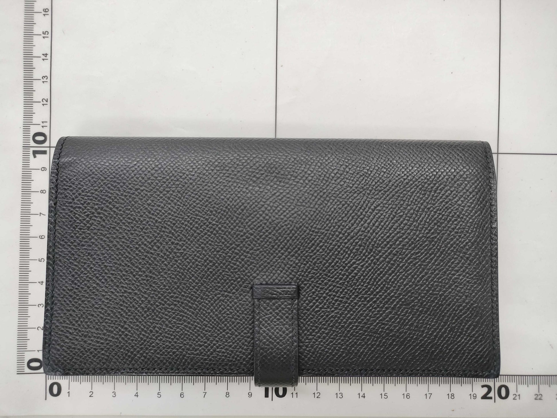 HERMES Long Wallet □P Engraved Wallet