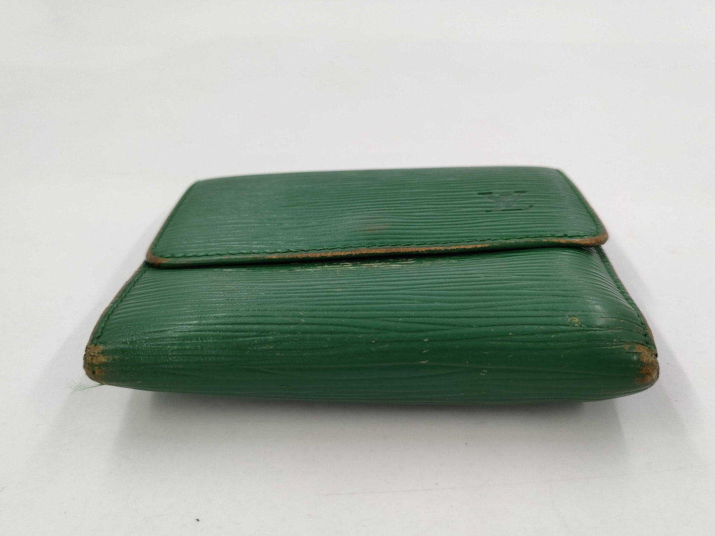 LOUIS VUITTON Vuitton Epi Folding Wallet Green Wallet