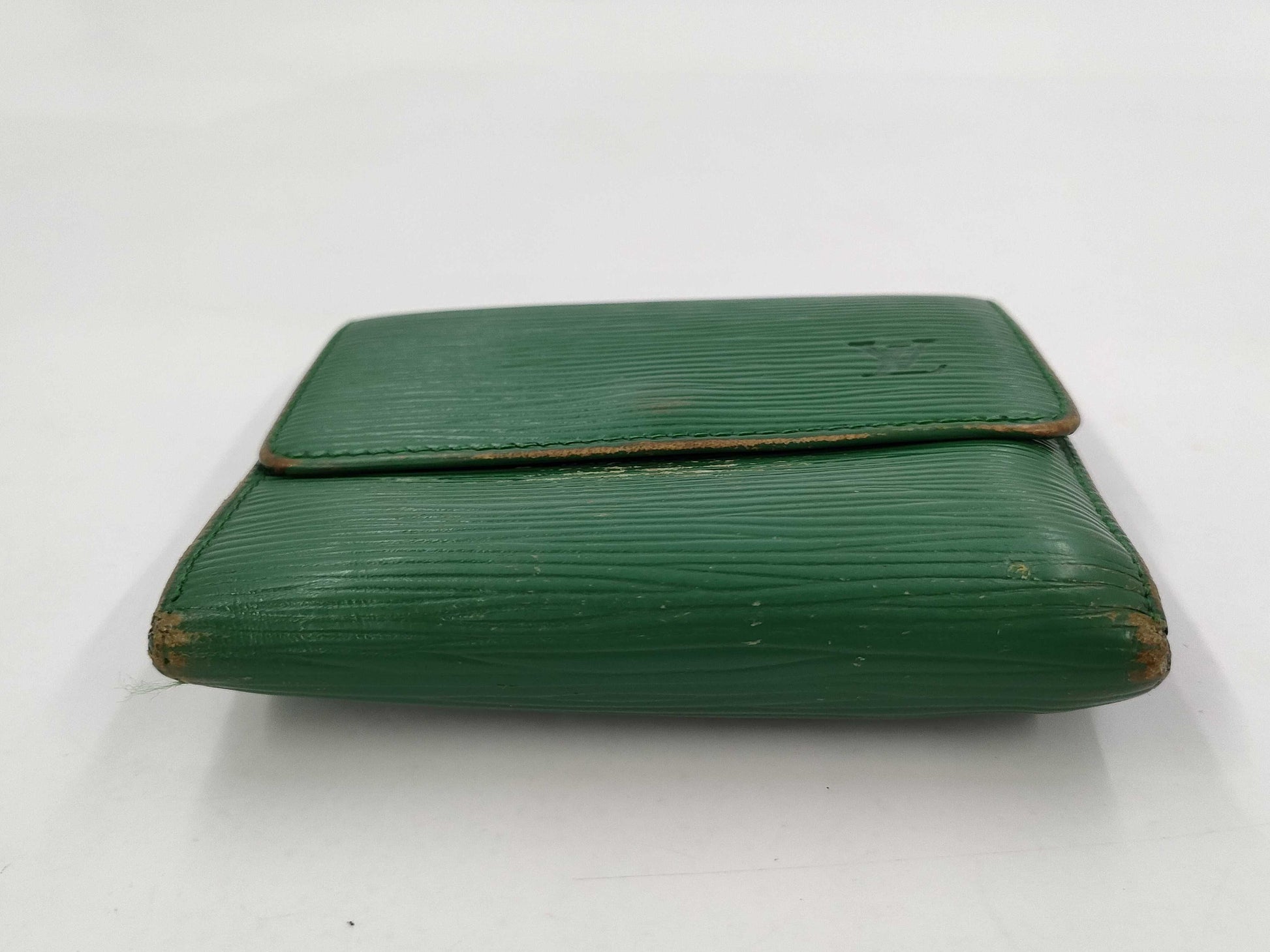 LOUIS VUITTON Vuitton Epi Folding Wallet Green Wallet