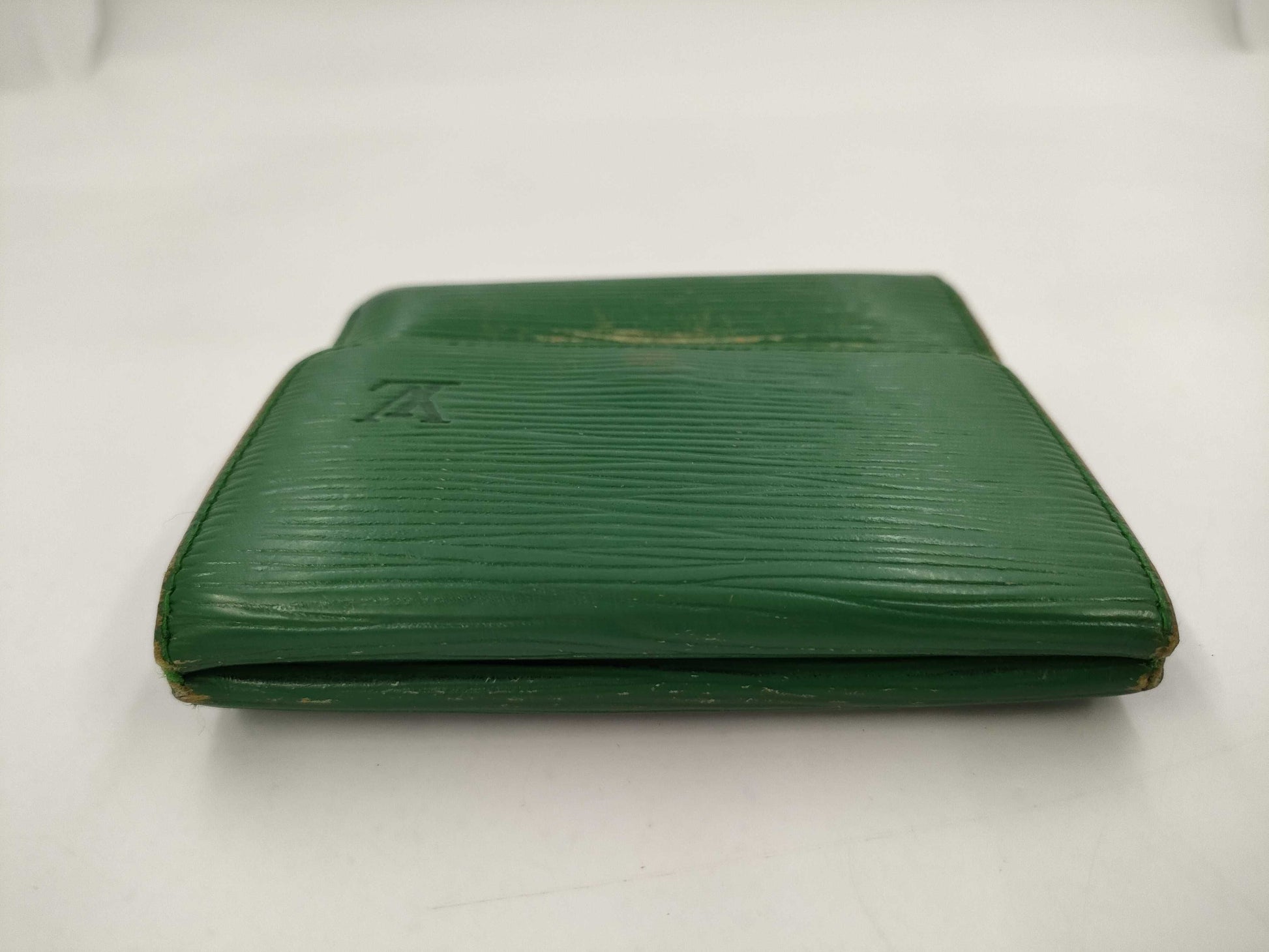 LOUIS VUITTON Vuitton Epi Folding Wallet Green Wallet