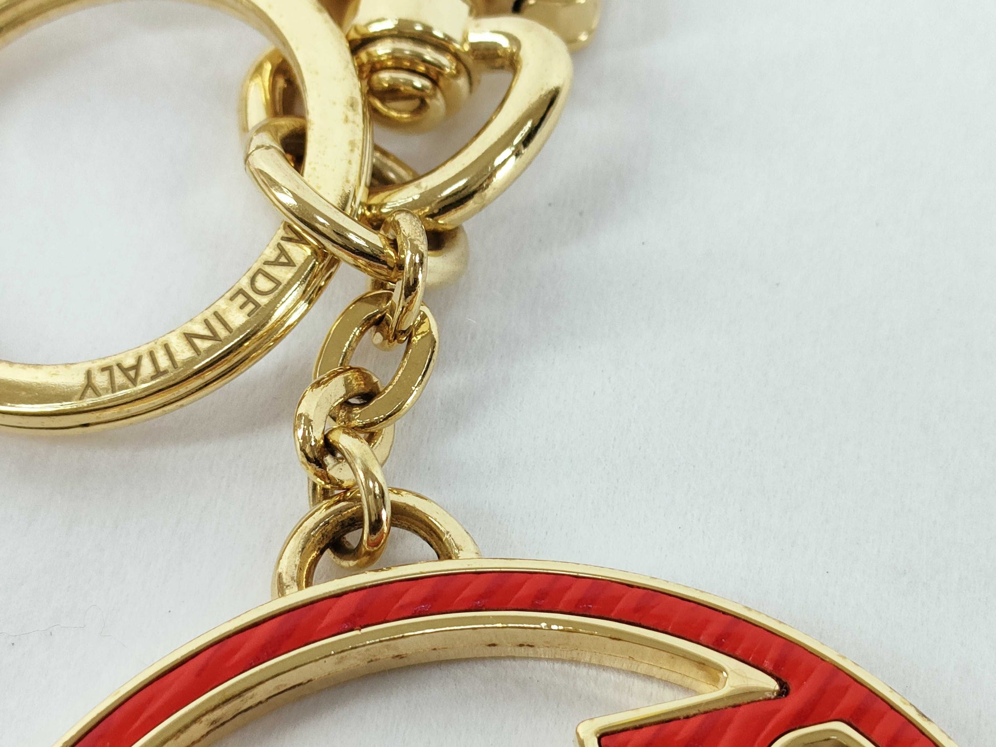 LOUIS VUITTON LV Circle Bag Charm Red Charm