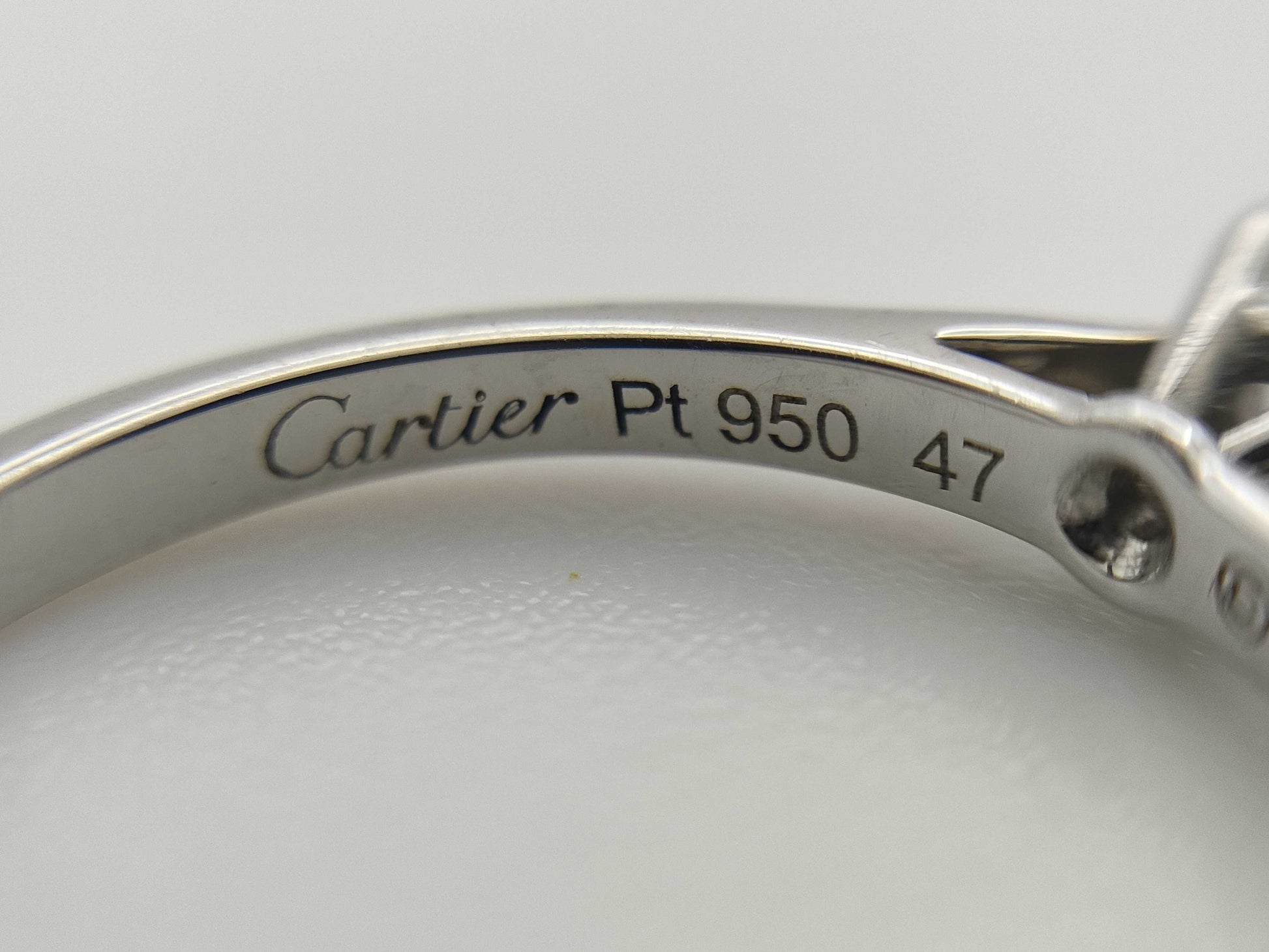 Cartier Solitaire #47 D0.20ct PT950 2.7g Ring