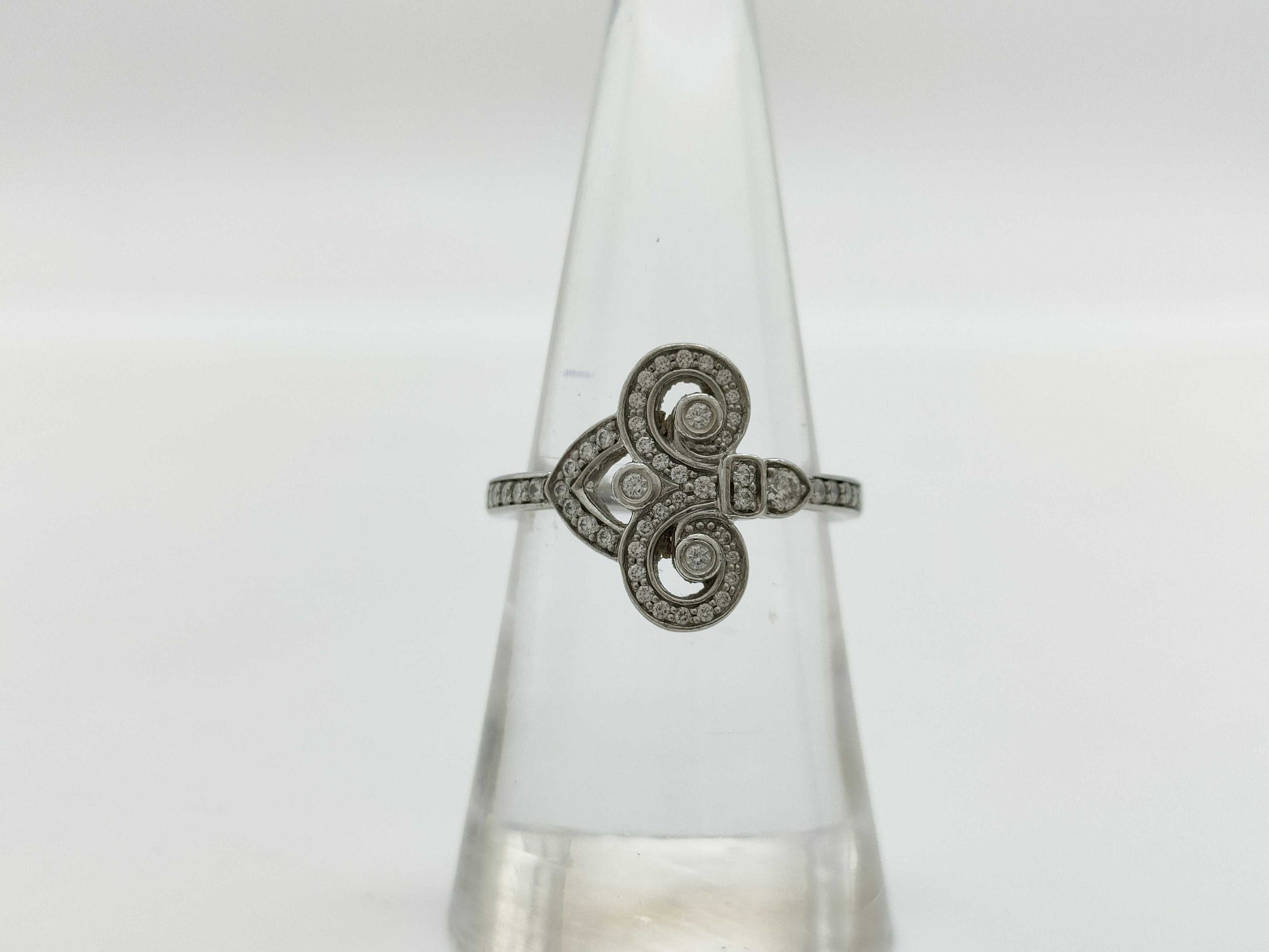 Tiffany&Co. Fleur Diamond PT950 5.2g Ring