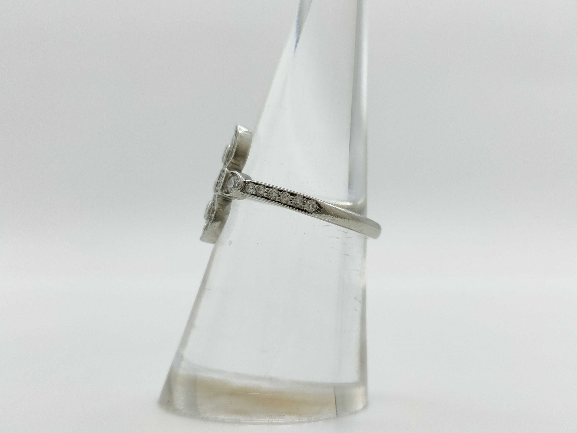 Tiffany&Co. Fleur Diamond PT950 5.2g Ring