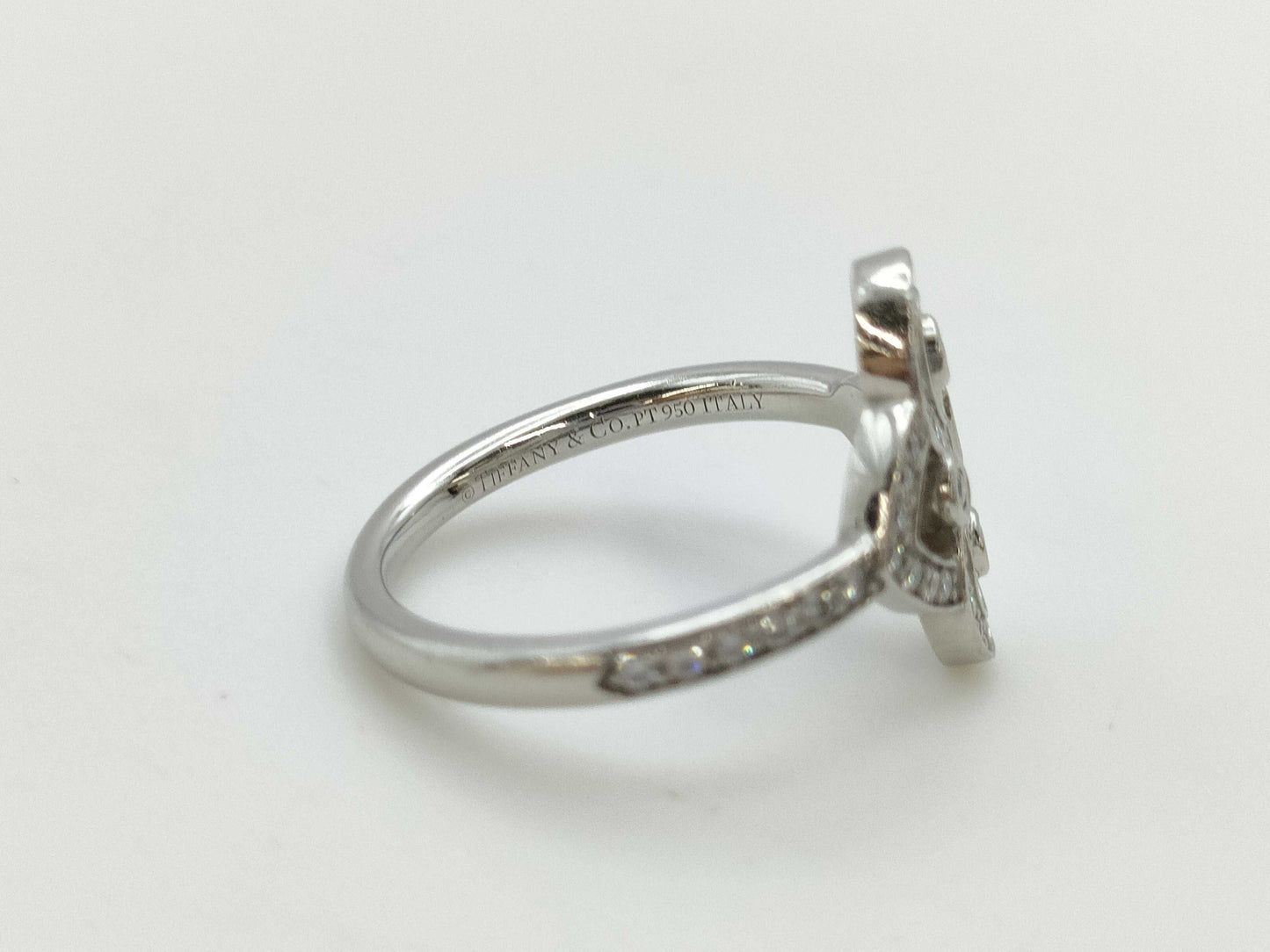 Tiffany&Co. Fleur Diamond PT950 5.2g Ring