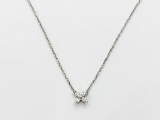 Tiffany & Co. Victoria 4PD PT950 2.3g Necklace