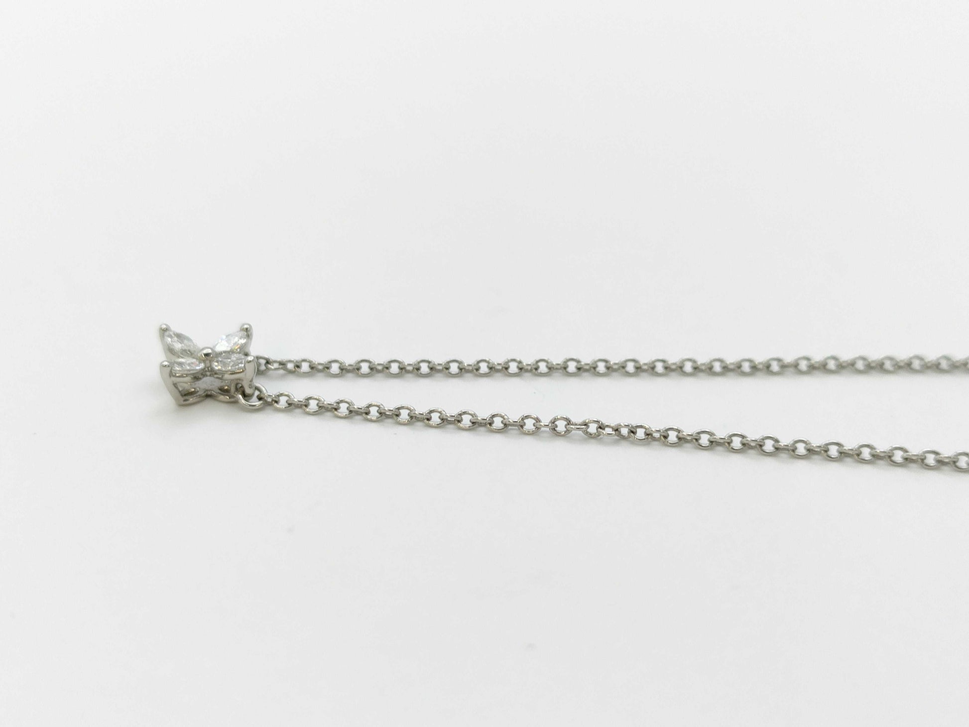 Tiffany & Co. Victoria 4PD PT950 2.3g Necklace