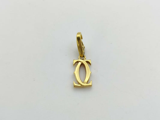 Cartier 2C YG 750 2.6g Pendant Top
