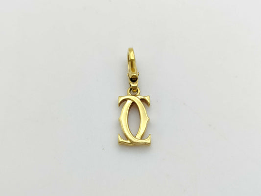 Cartier 2C YG 750 2.6g Pendant Top