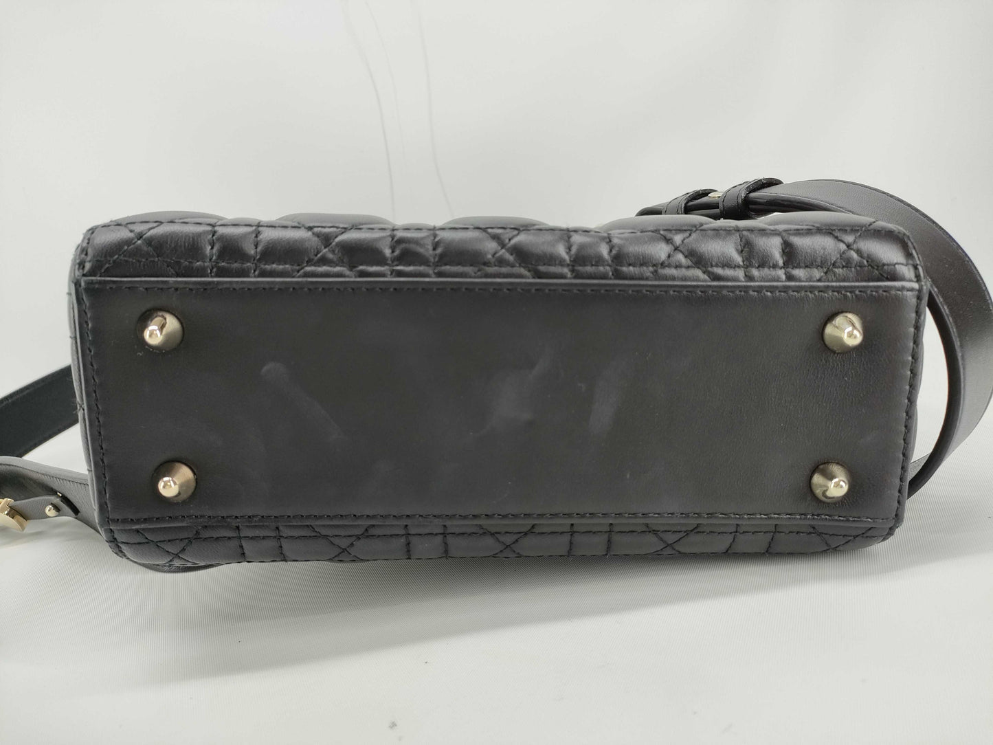 Dior Cannage Shoulder Bag Black Handbag