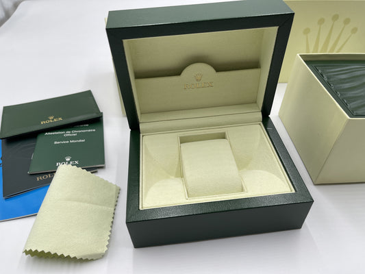 ROLEX Empty Box Set of 2 with Booklet Unisex