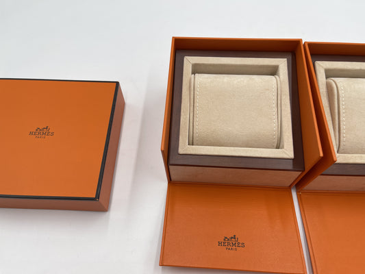 HERMES Empty Box Set of 4 Unisex