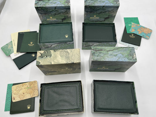 ROLEX Empty Box Set of 4 Unisex
