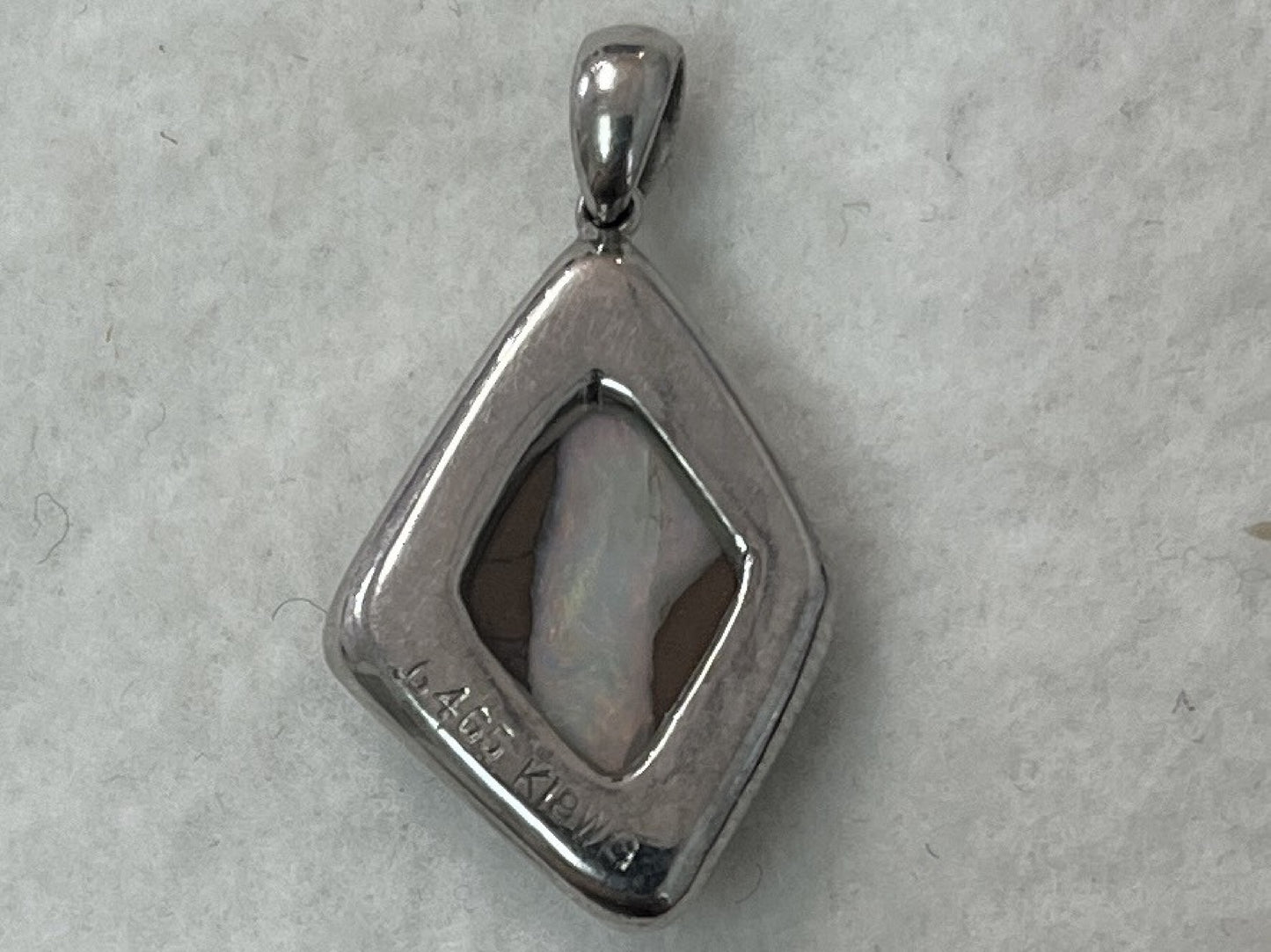 OP4.65ct K18WG 2.6g Pendant Top