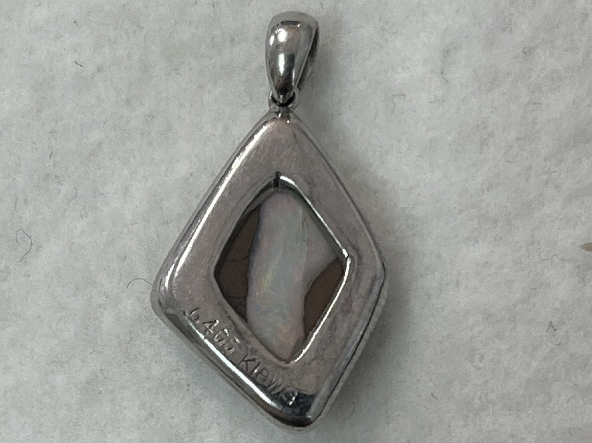 OP4.65ct K18WG 2.6g Pendant Top