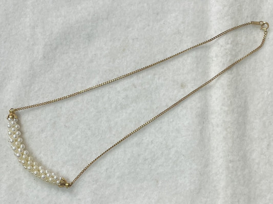 Pearl Diameter Approx. 3.0-3.5mm K18 7.6g Necklace