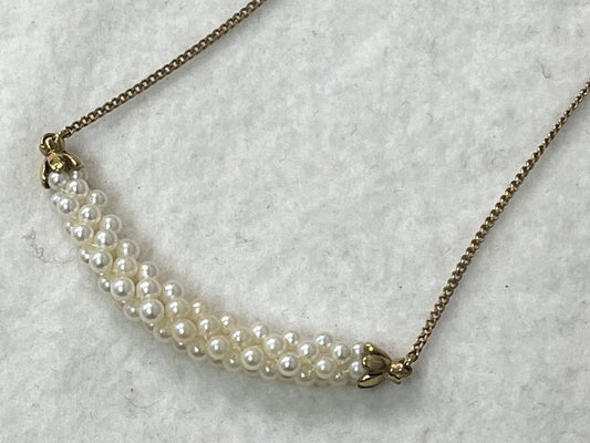 Pearl Diameter Approx. 3.0-3.5mm K18 7.6g Necklace