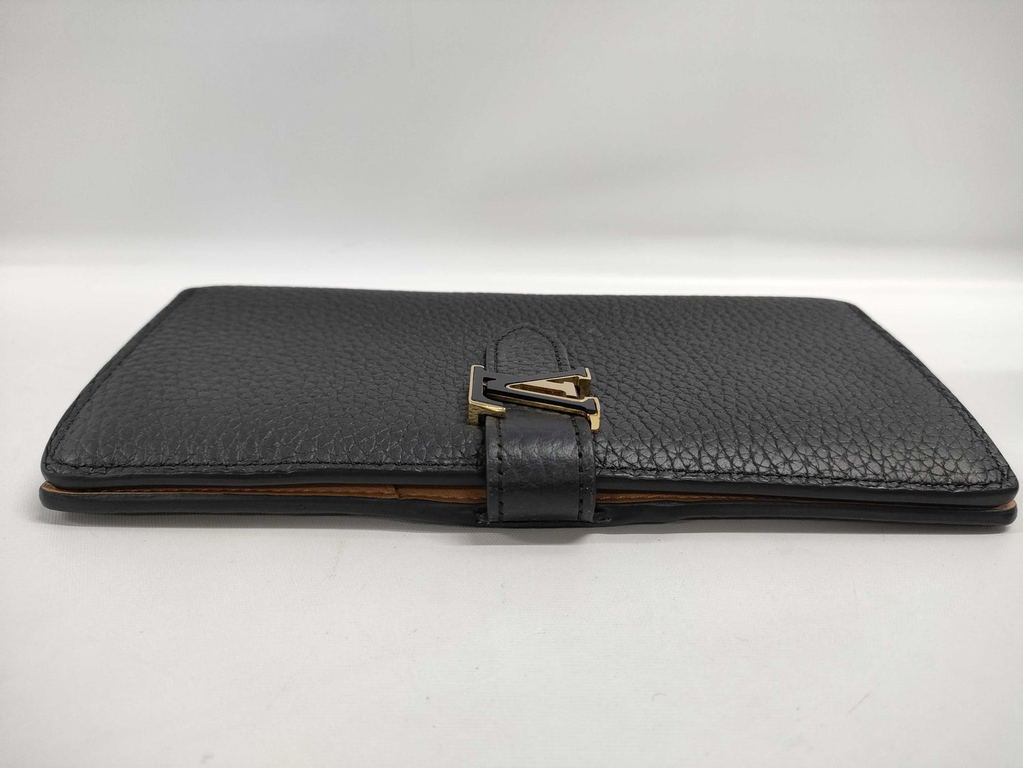 LOUIS VUITTON LV Vertical Compact Wallet M81330 Noir, RFID Compatible, Box and Dust Bag Included