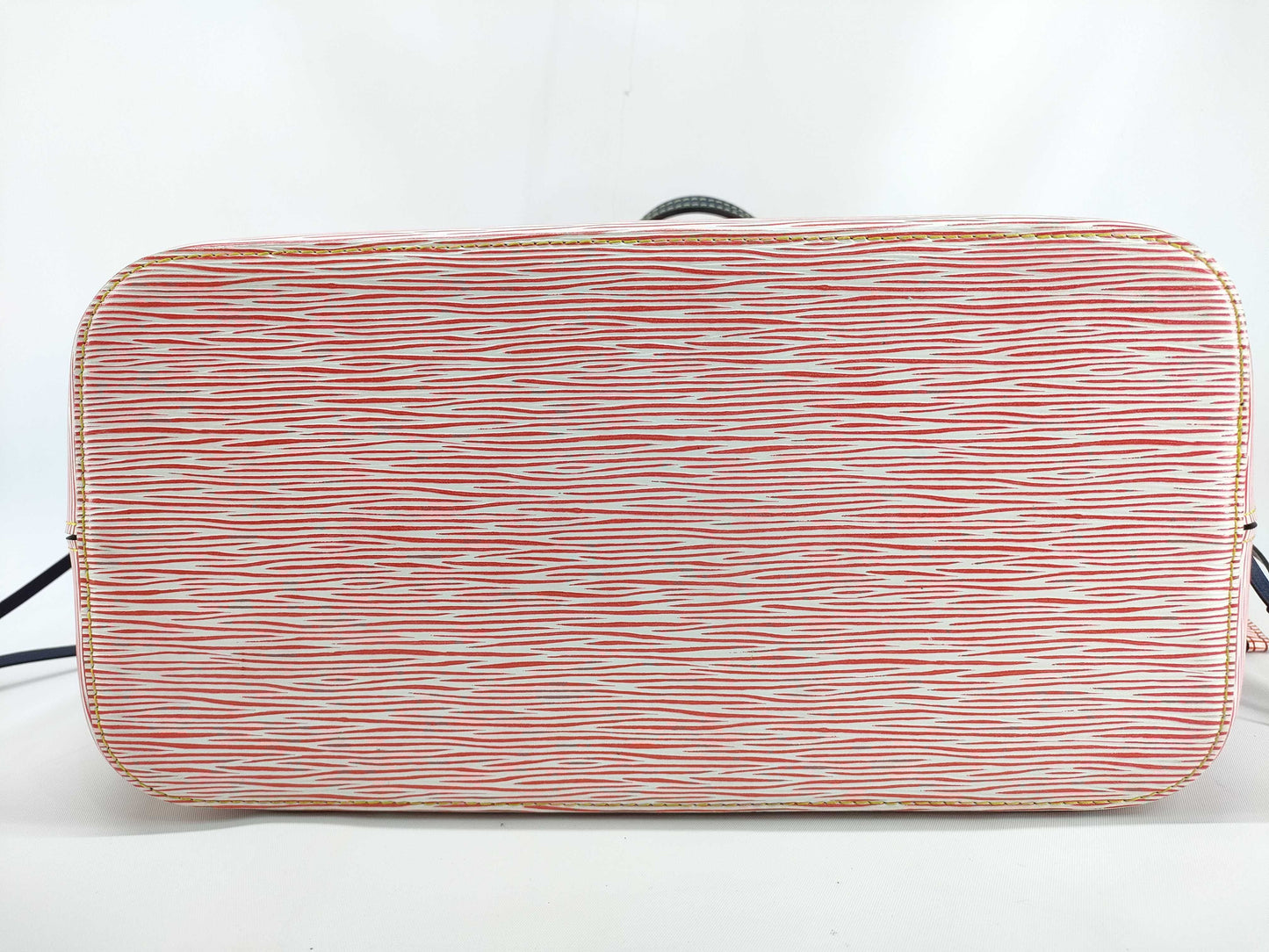 LOUIS VUITTON Epi Louis Vuitton Tote Bag M54546 Neverfull MM Epi Denim Red Blue Serial Number UB0147 Includes: Pouch, Dust Bag