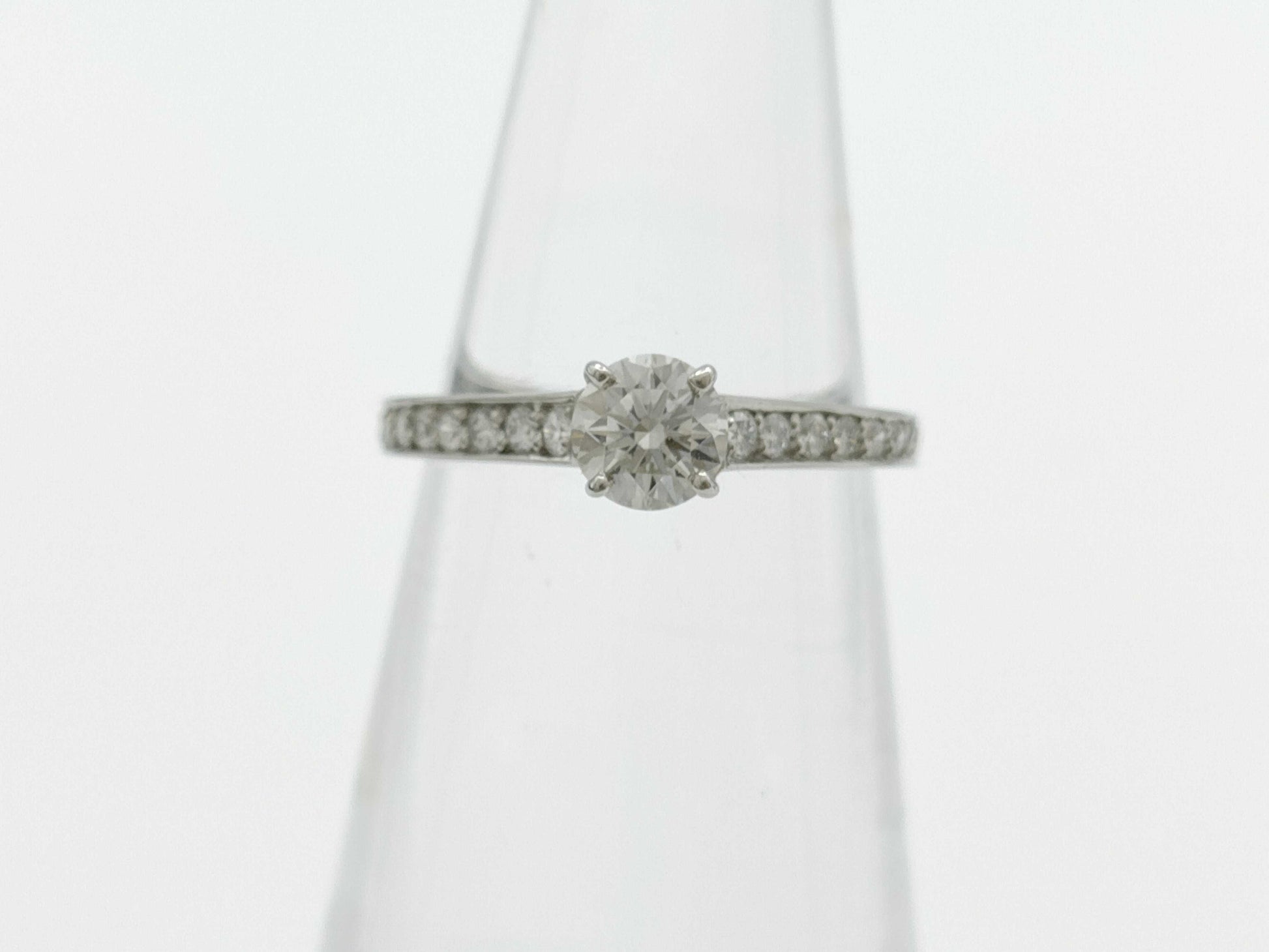Cartier Solitaire D0.36ct #46 PT950 2.5g Ring