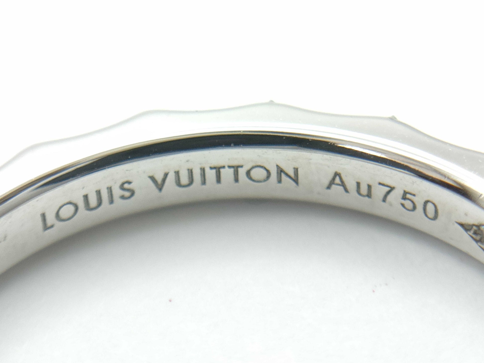 LOUIS VUITTON Monogram Anfini Diamond #51 Au750 3.7g Ring