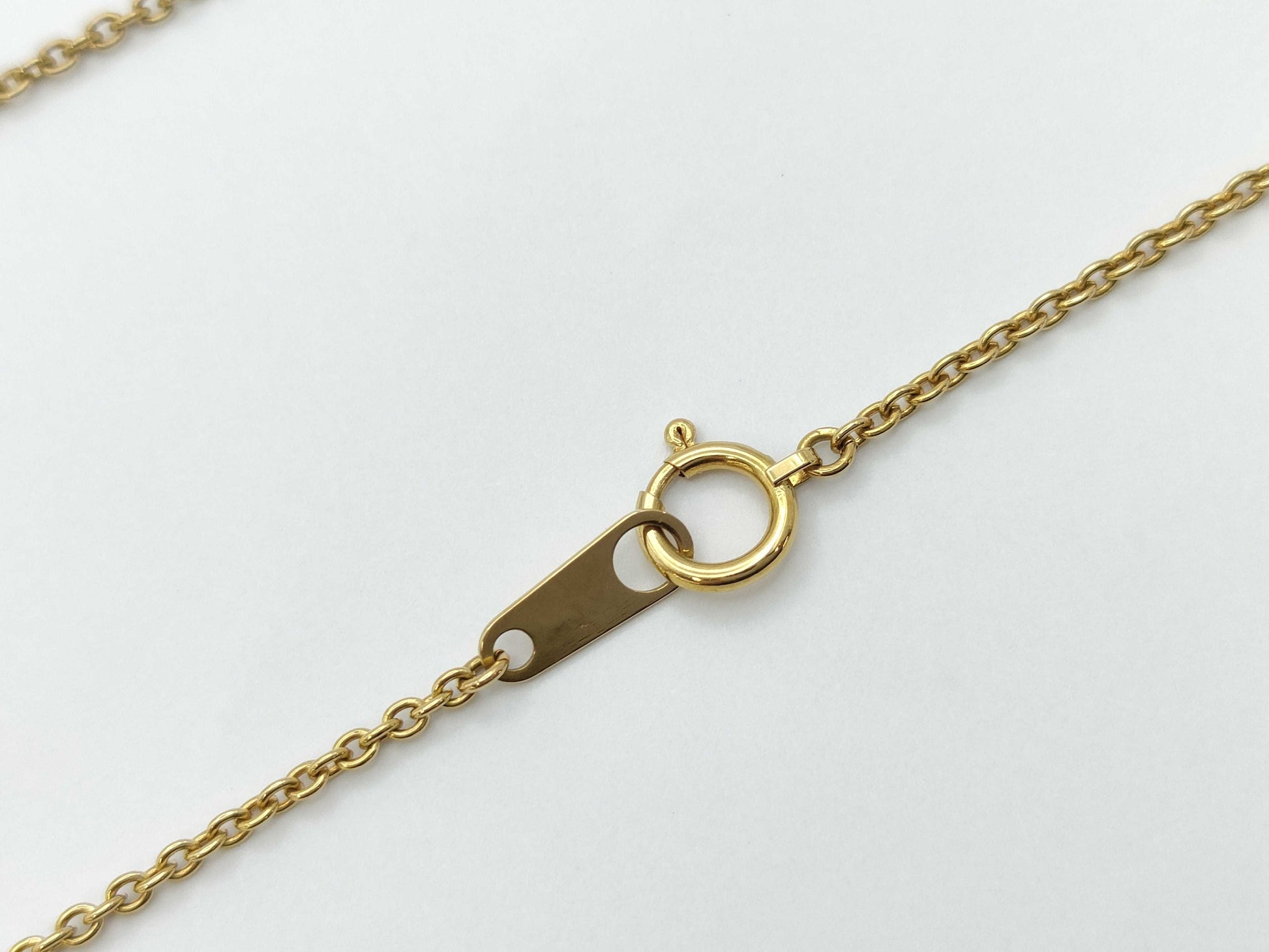 CELINE Macadam D0.11ct 750 6.8g Necklace