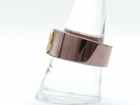 BVLGARI BB Diamond #62 Metal/Au750 8.9g Ring
