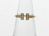 Tiffany&Co. T-Wire Diamond Au750 2.2g Ring