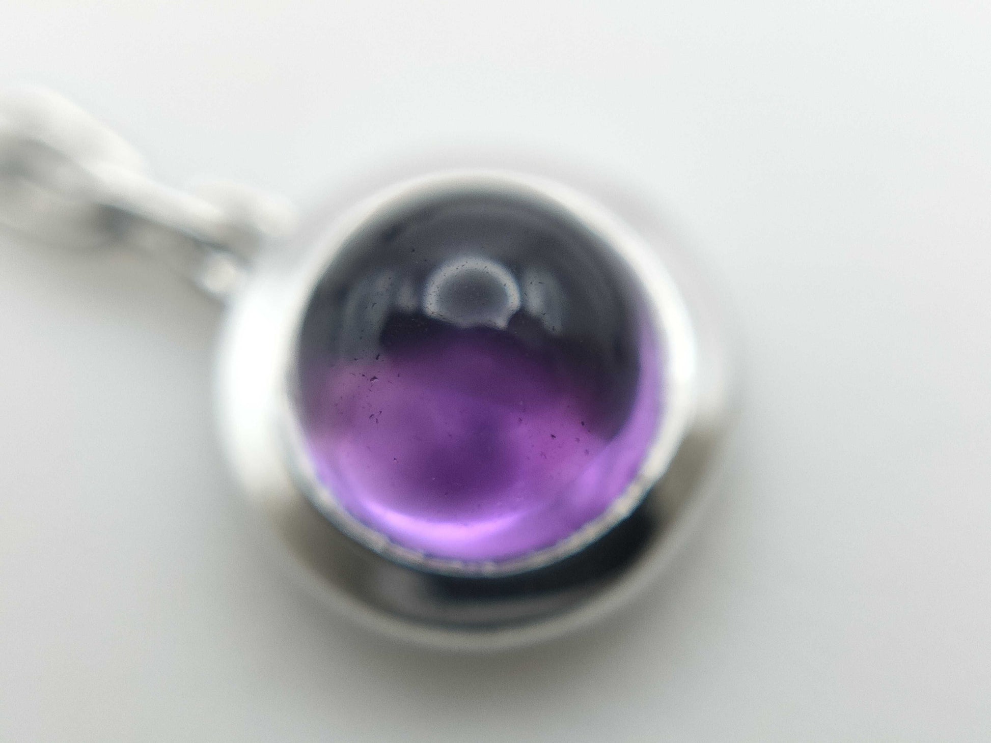 GUCCI Amethyst WG 750 2.3g Earrings