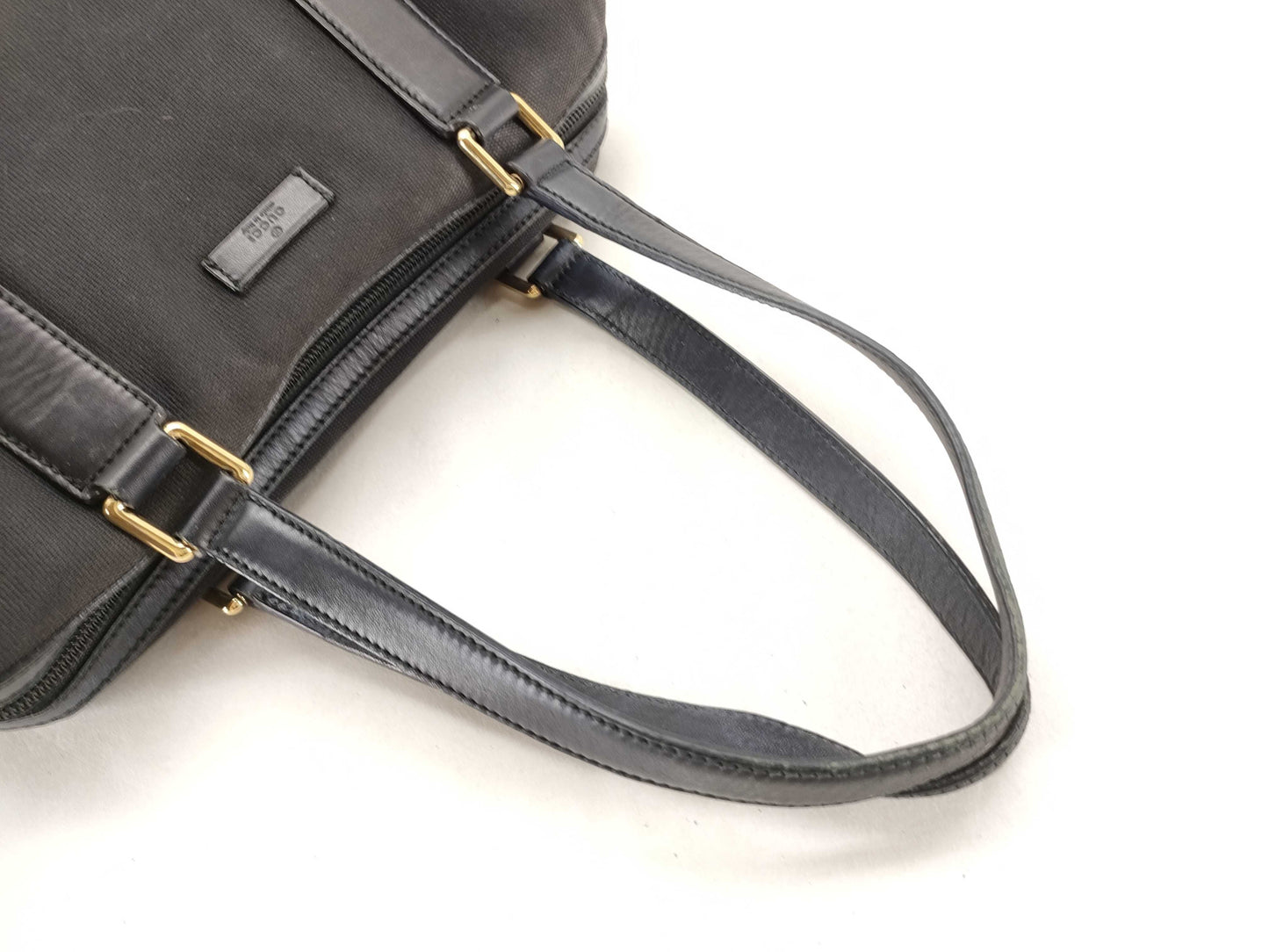 GUCCI GUCCI Canvas Hand Tote Bag Handbag