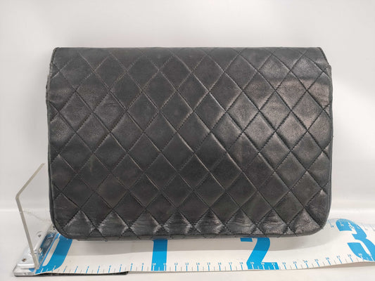 CHANEL CHANEL Matelasse Lambskin Chain Shoulder Bag with Card