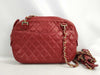 CHANEL CHANEL Matelasse Lambskin Chain Shoulder Bag with Seal