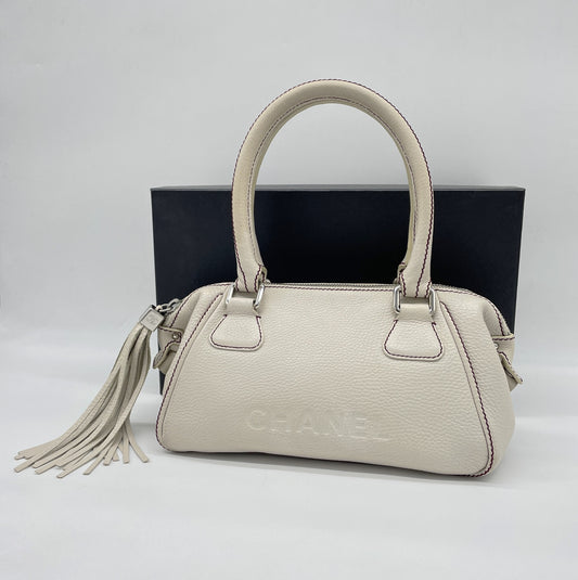 CHANEL CHANEL Fringe Boston Bag 8th Range Boston Bag