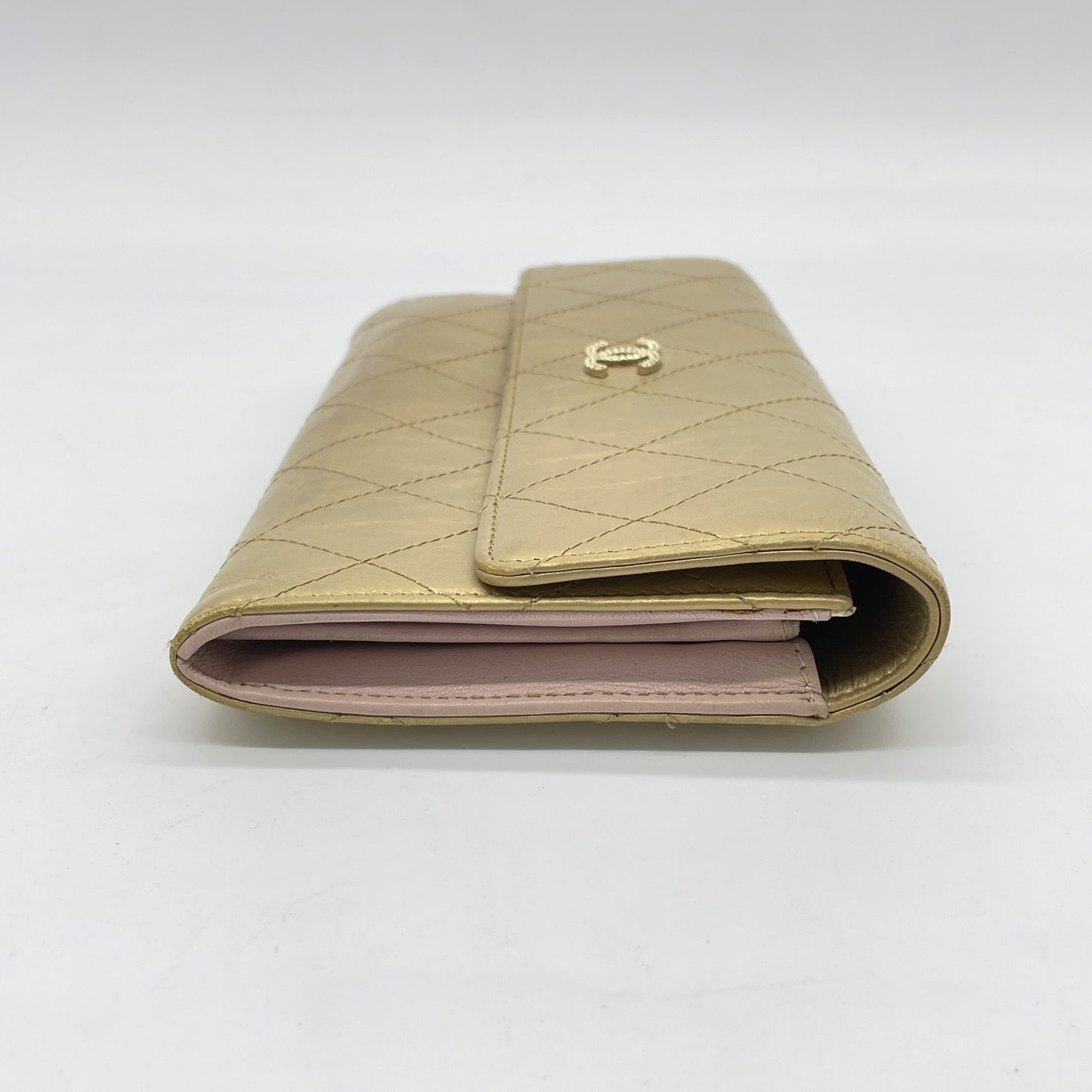 CHANEL CHANEL Coco Mark Matrasse Flap Long Wallet 15th Range Wallet