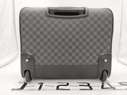 LOUIS VUITTON Damier Graffiti Pilot Case Trunk Carry-on Bag