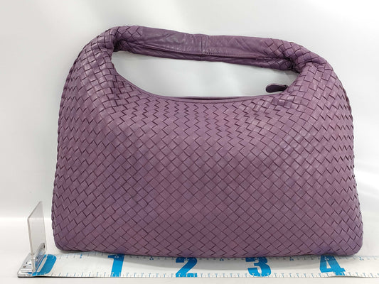 BOTTEGA VENETA Intrecciato Leather Purple Handbag