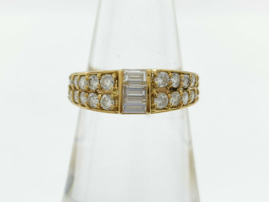 D1.02ct K18 4.9g Ring