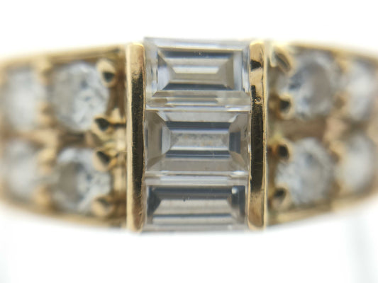 D1.02ct K18 4.9g Ring