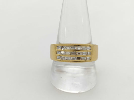 D0.96ct K18 9.1g Ring
