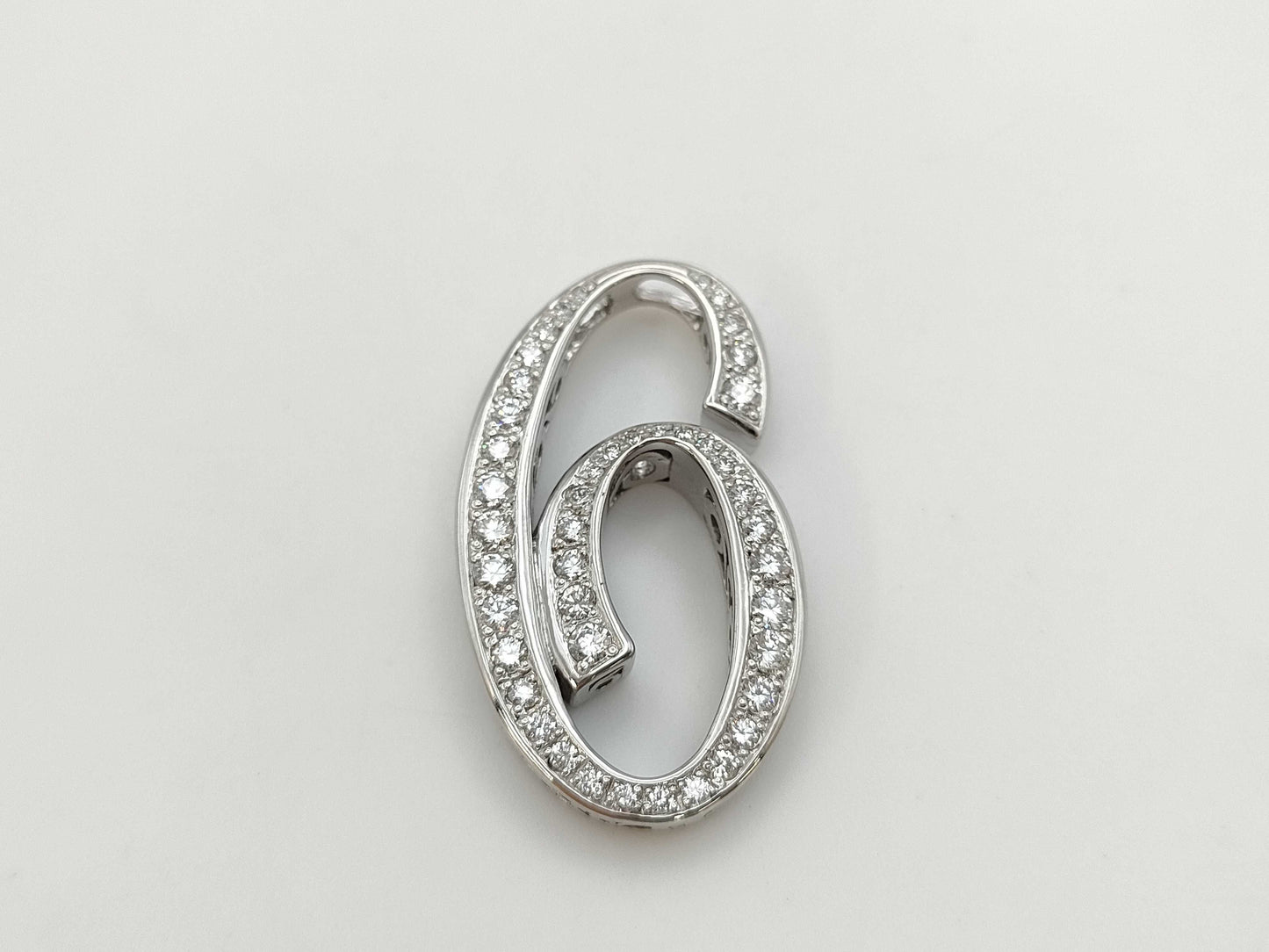 Yukizaki NOMBRE D1.09ct K18WG 9.7g Pendant Top