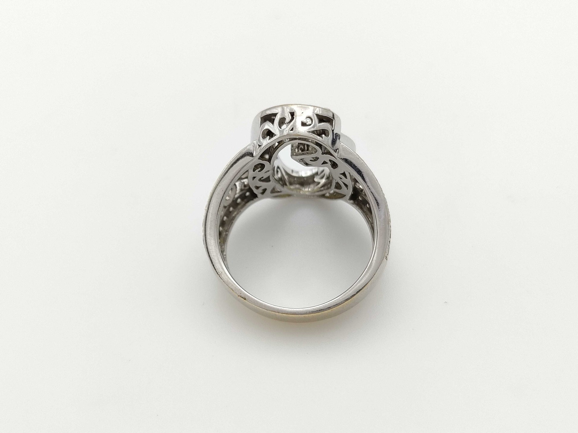 Yukizaki NOMBRE D1.01ct K18WG 11.9g Ring