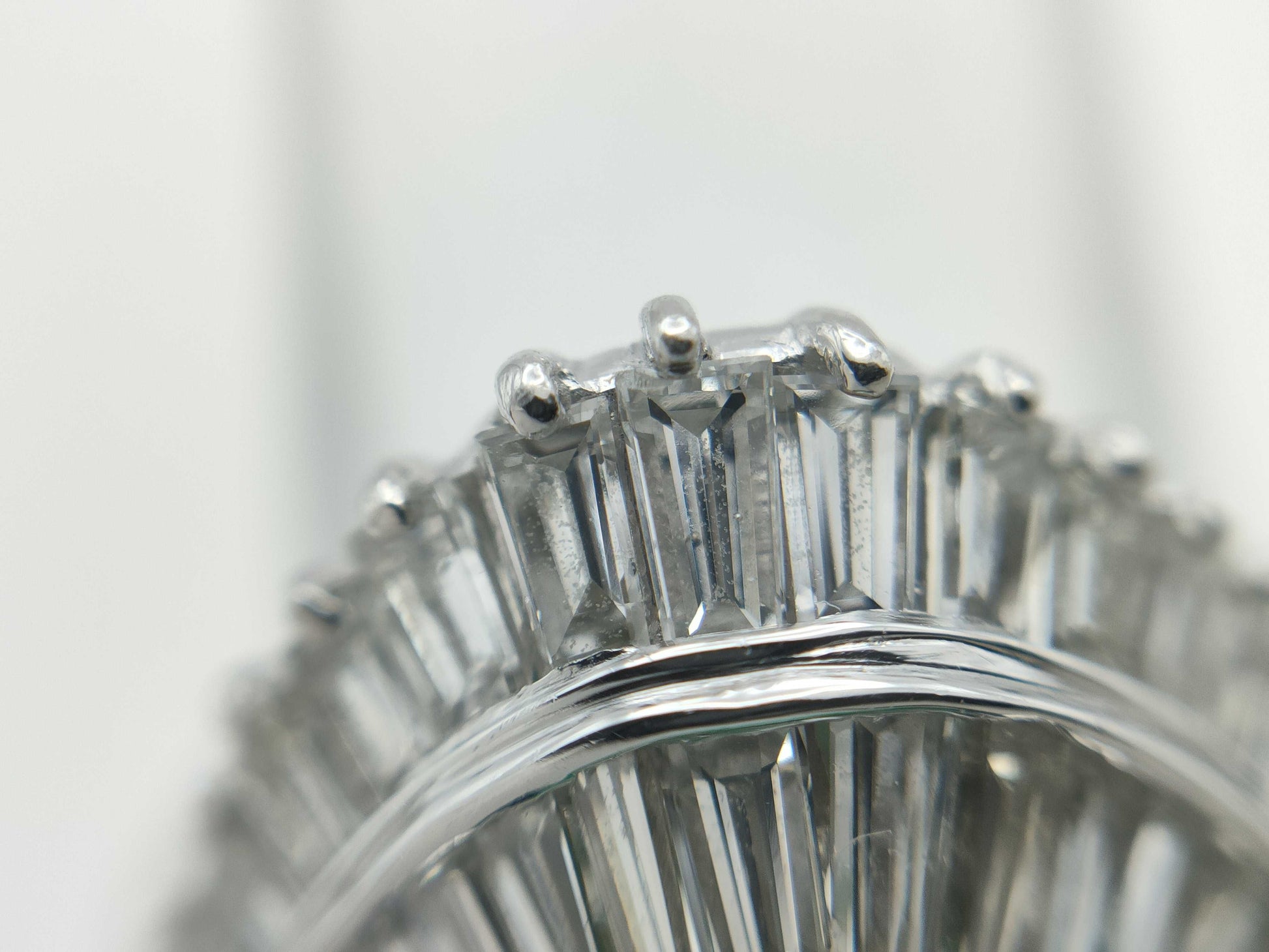 E5.54ct D2.50ct PT900 12.7g Ring