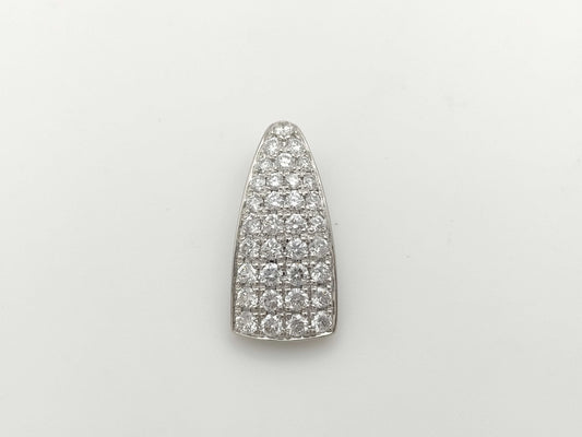 D2.000ct PT900 7.0g Pendant Top